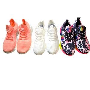 Lightweight Women's Size 10 Lot of 3 Pair Comfortable Flat Running  Bulk Shoes